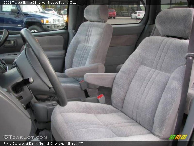 Silver Shadow Pearl / Gray 2002 Toyota Sienna CE