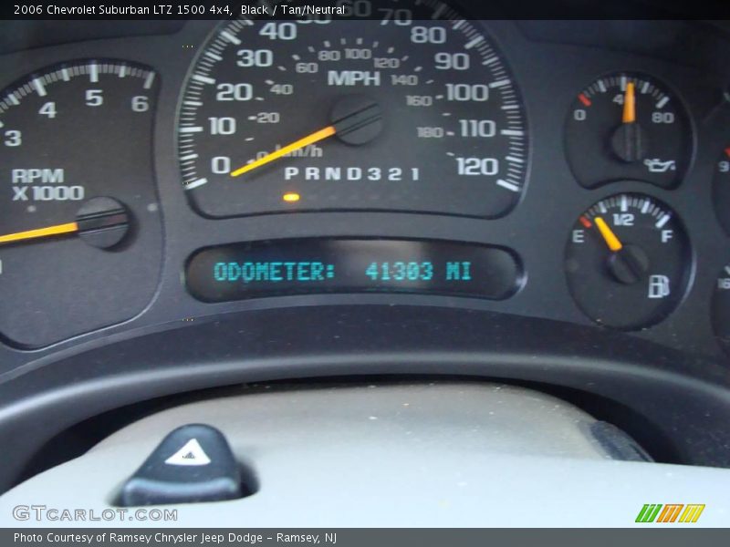 Black / Tan/Neutral 2006 Chevrolet Suburban LTZ 1500 4x4