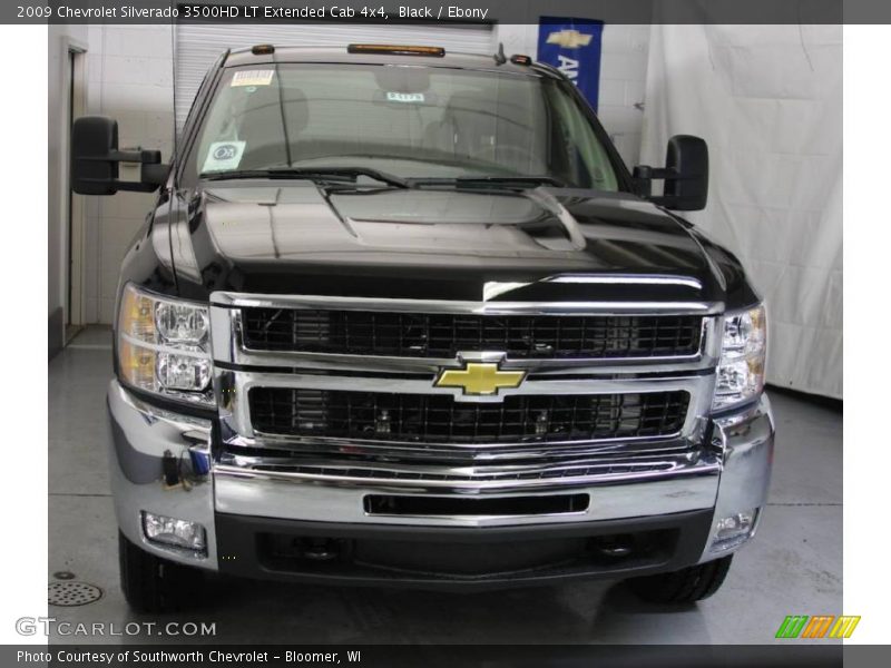 Black / Ebony 2009 Chevrolet Silverado 3500HD LT Extended Cab 4x4