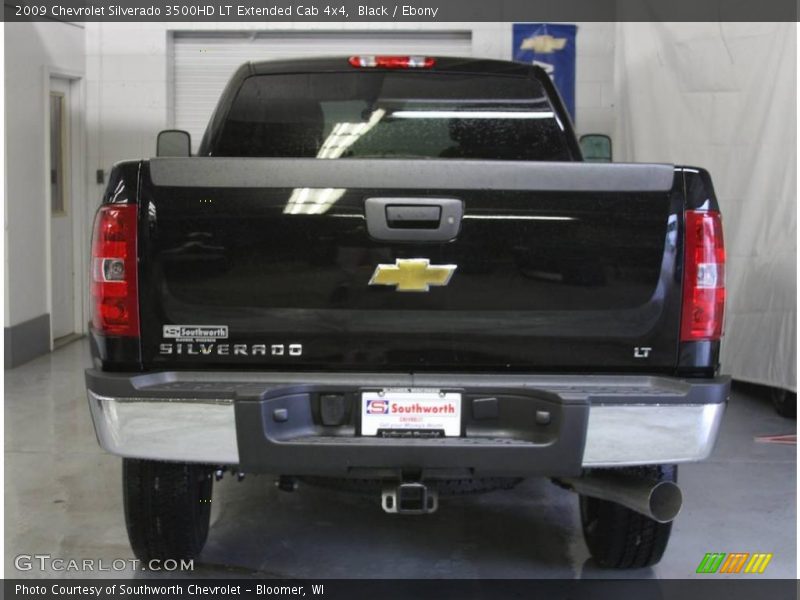 Black / Ebony 2009 Chevrolet Silverado 3500HD LT Extended Cab 4x4