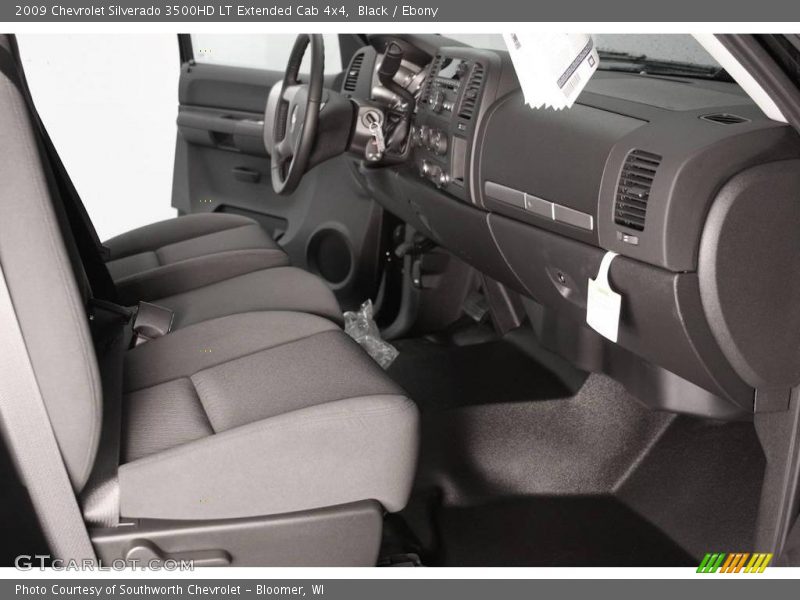 Black / Ebony 2009 Chevrolet Silverado 3500HD LT Extended Cab 4x4