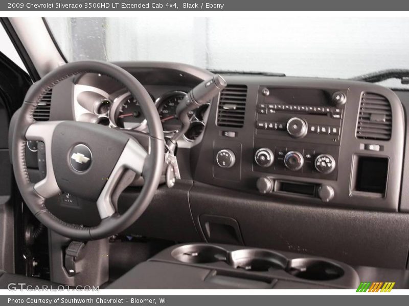 Black / Ebony 2009 Chevrolet Silverado 3500HD LT Extended Cab 4x4