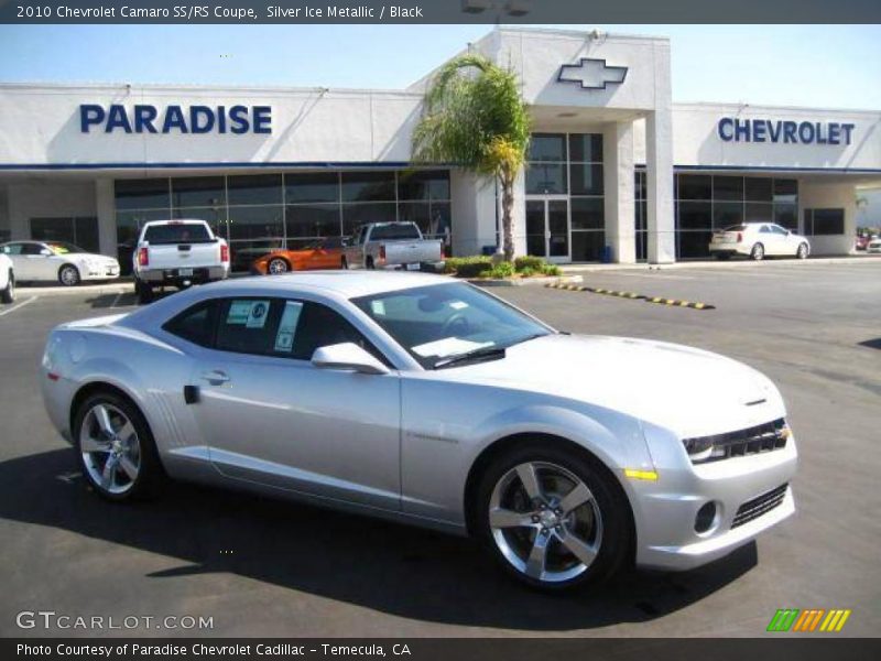 Silver Ice Metallic / Black 2010 Chevrolet Camaro SS/RS Coupe