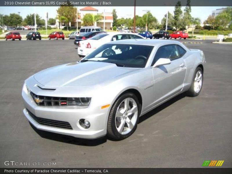 Silver Ice Metallic / Black 2010 Chevrolet Camaro SS/RS Coupe