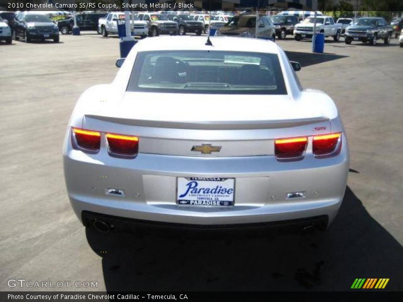 Silver Ice Metallic / Black 2010 Chevrolet Camaro SS/RS Coupe