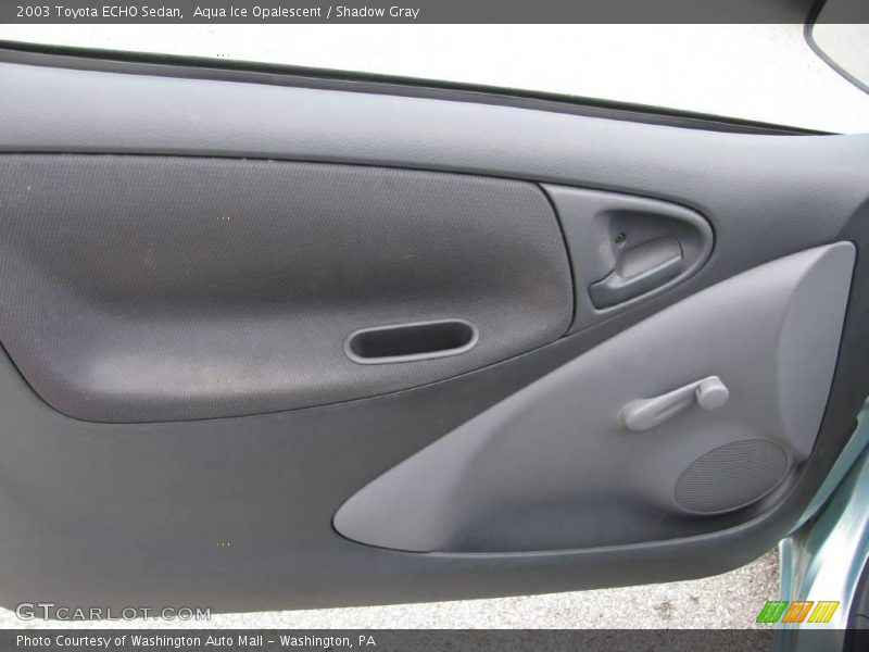 Aqua Ice Opalescent / Shadow Gray 2003 Toyota ECHO Sedan