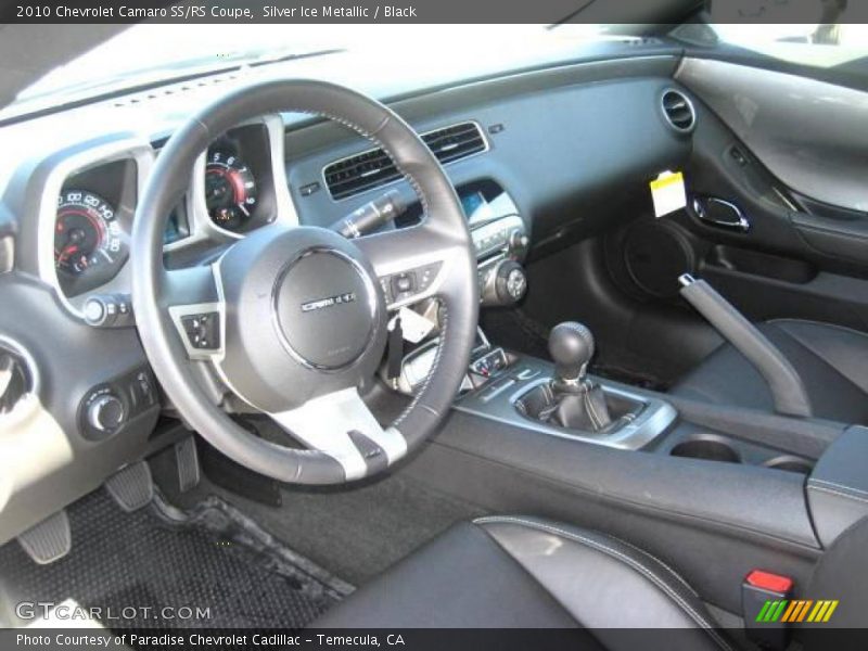 Silver Ice Metallic / Black 2010 Chevrolet Camaro SS/RS Coupe