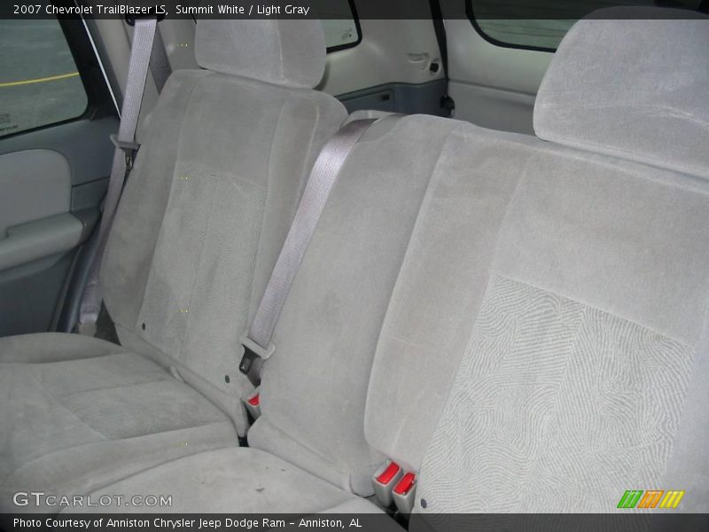 Summit White / Light Gray 2007 Chevrolet TrailBlazer LS