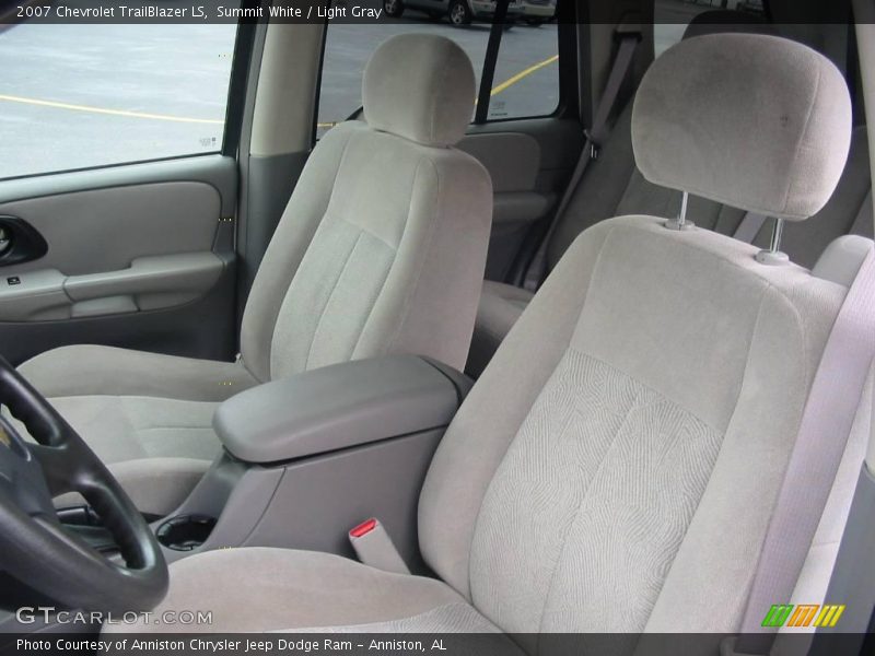 Summit White / Light Gray 2007 Chevrolet TrailBlazer LS