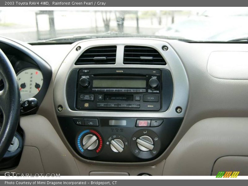 Rainforest Green Pearl / Gray 2003 Toyota RAV4 4WD