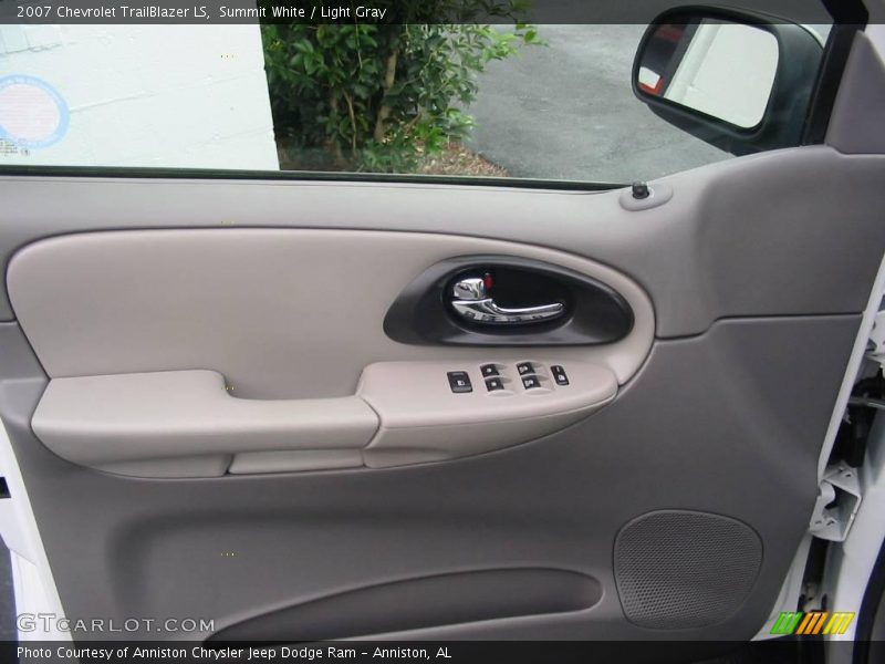 Summit White / Light Gray 2007 Chevrolet TrailBlazer LS