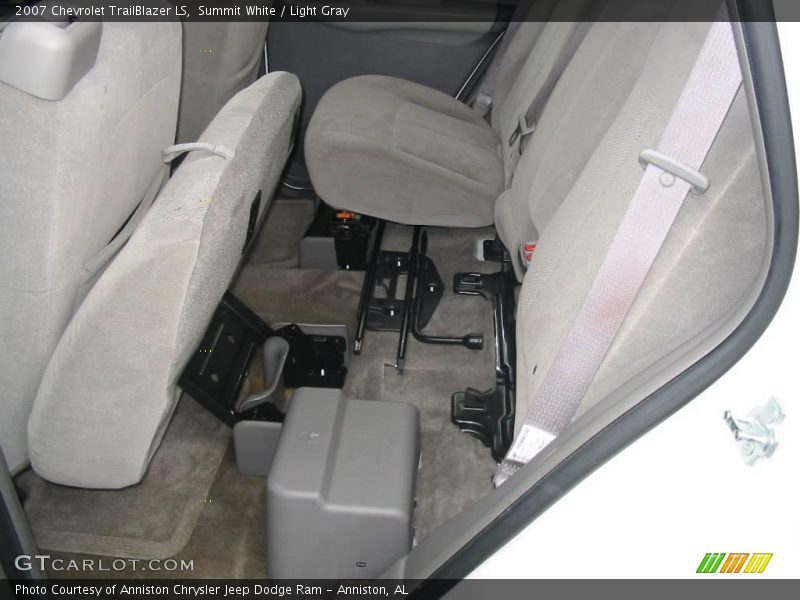 Summit White / Light Gray 2007 Chevrolet TrailBlazer LS