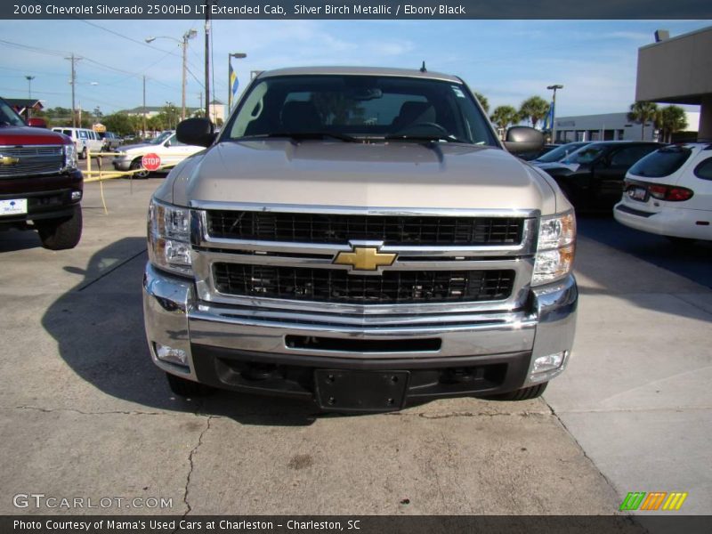 Silver Birch Metallic / Ebony Black 2008 Chevrolet Silverado 2500HD LT Extended Cab