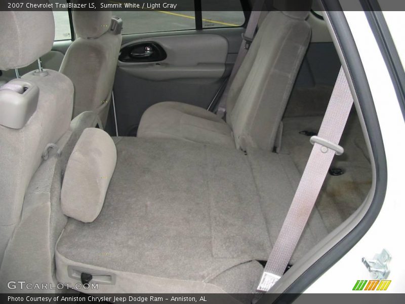 Summit White / Light Gray 2007 Chevrolet TrailBlazer LS