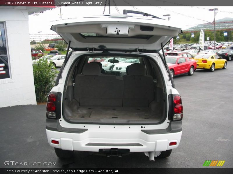 Summit White / Light Gray 2007 Chevrolet TrailBlazer LS