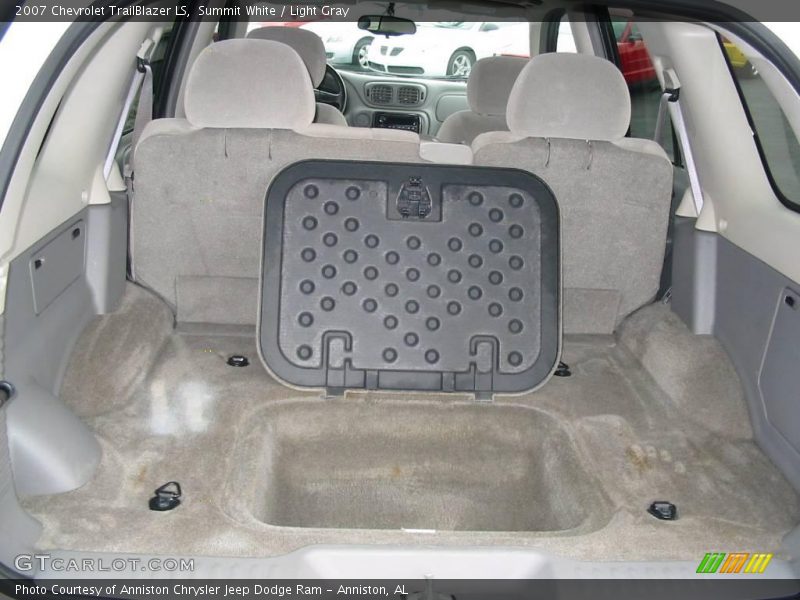 Summit White / Light Gray 2007 Chevrolet TrailBlazer LS