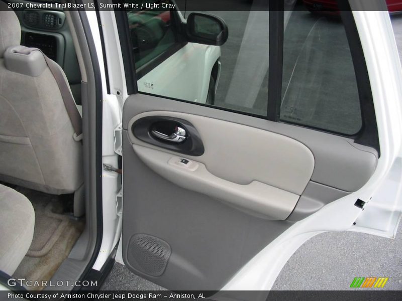 Summit White / Light Gray 2007 Chevrolet TrailBlazer LS
