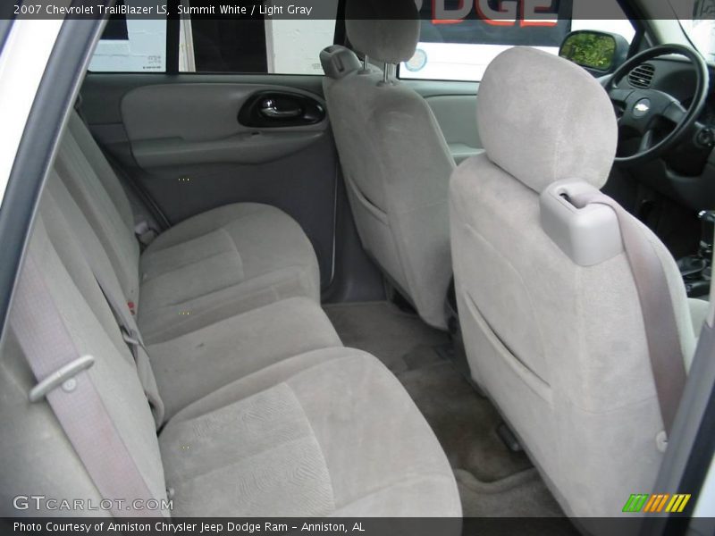 Summit White / Light Gray 2007 Chevrolet TrailBlazer LS