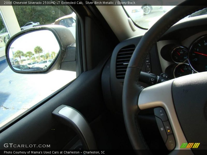 Silver Birch Metallic / Ebony Black 2008 Chevrolet Silverado 2500HD LT Extended Cab