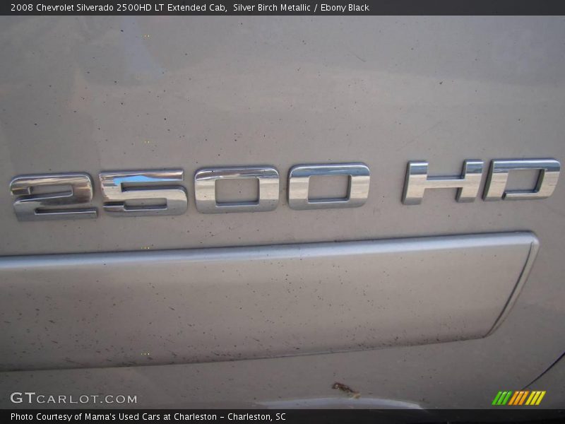 Silver Birch Metallic / Ebony Black 2008 Chevrolet Silverado 2500HD LT Extended Cab