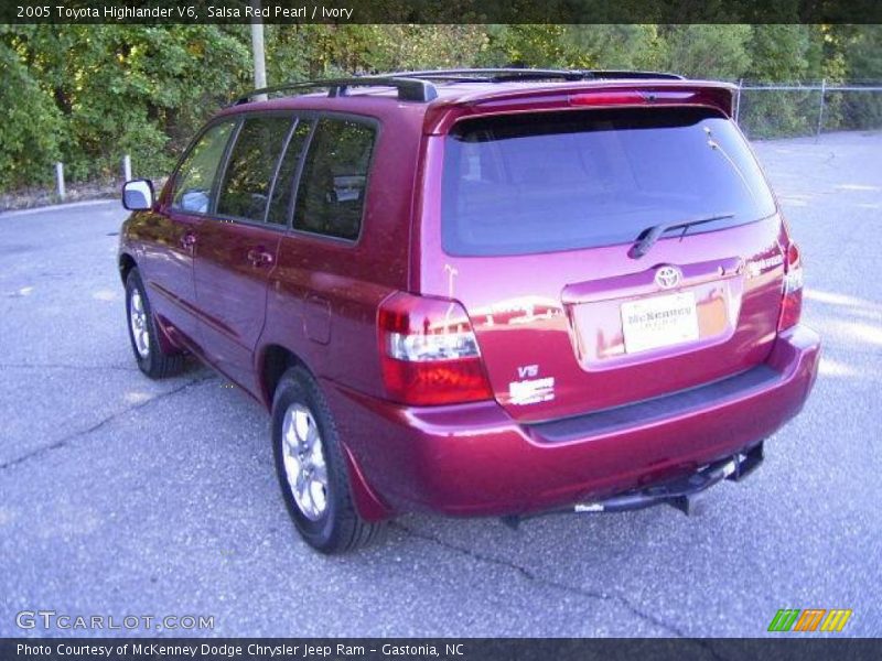 Salsa Red Pearl / Ivory 2005 Toyota Highlander V6
