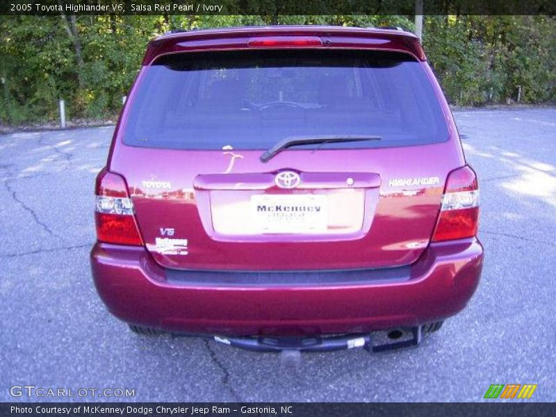 Salsa Red Pearl / Ivory 2005 Toyota Highlander V6