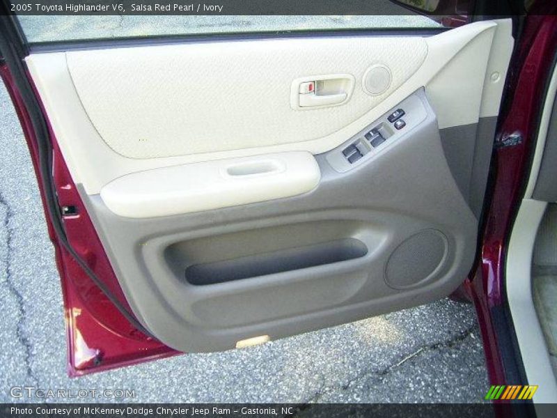 Salsa Red Pearl / Ivory 2005 Toyota Highlander V6