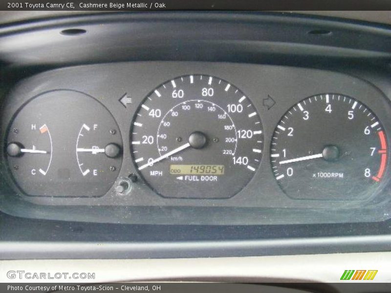 Cashmere Beige Metallic / Oak 2001 Toyota Camry CE