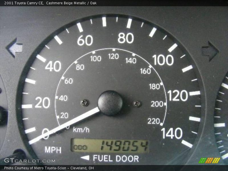 Cashmere Beige Metallic / Oak 2001 Toyota Camry CE