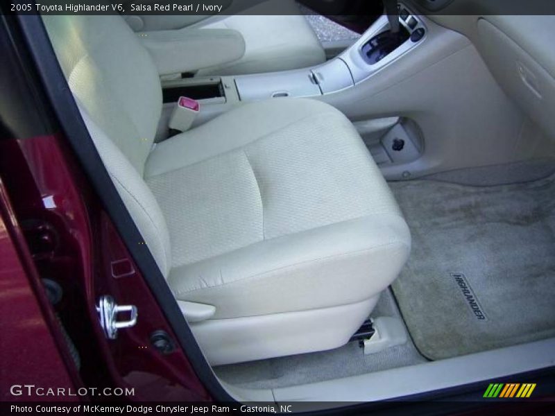 Salsa Red Pearl / Ivory 2005 Toyota Highlander V6