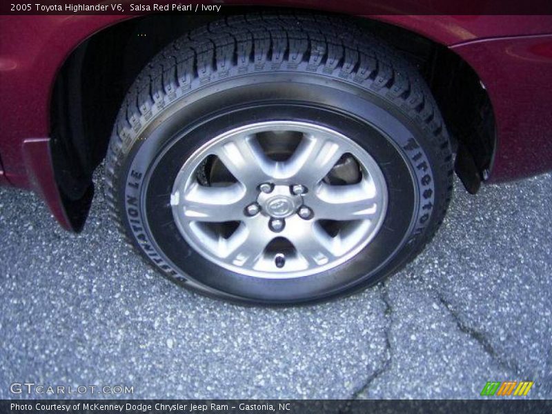 Salsa Red Pearl / Ivory 2005 Toyota Highlander V6