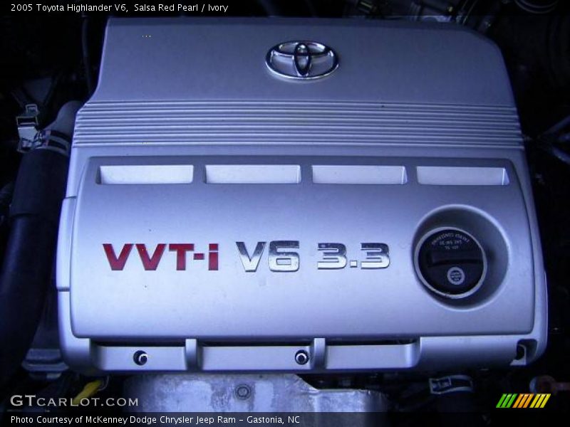Salsa Red Pearl / Ivory 2005 Toyota Highlander V6