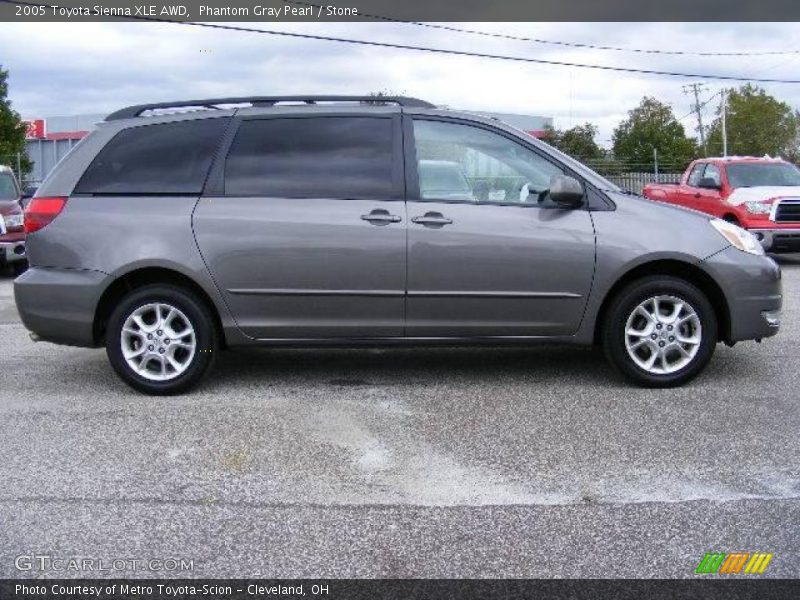 Phantom Gray Pearl / Stone 2005 Toyota Sienna XLE AWD