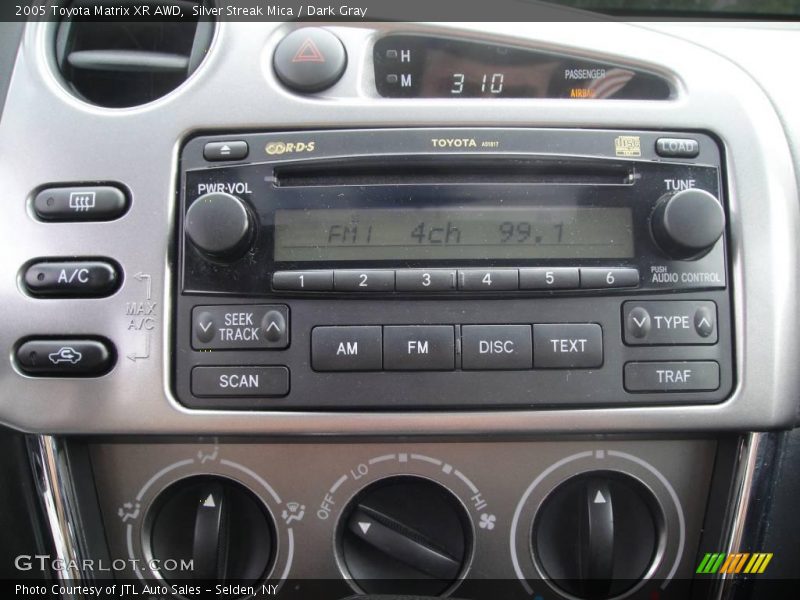 Silver Streak Mica / Dark Gray 2005 Toyota Matrix XR AWD