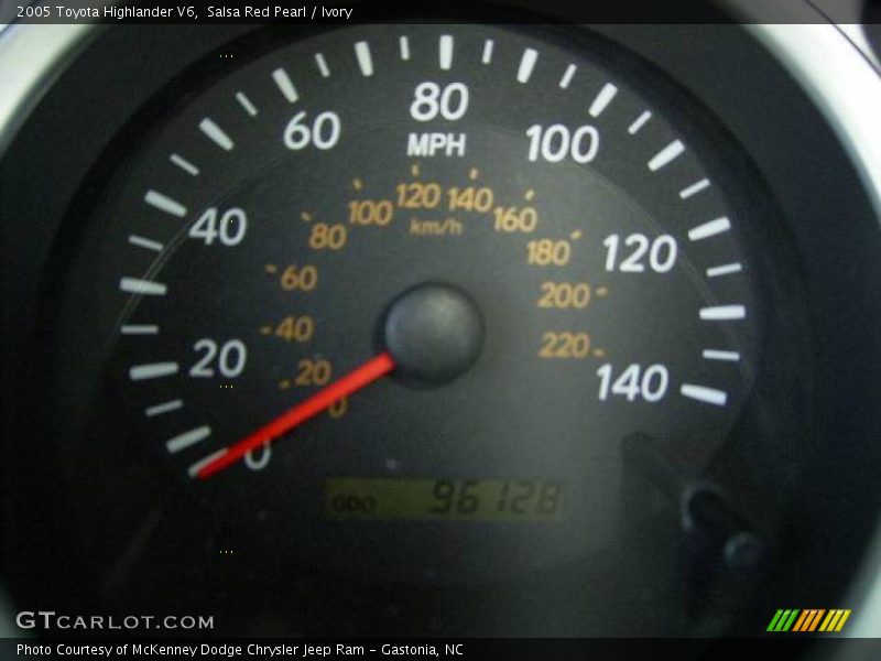 Salsa Red Pearl / Ivory 2005 Toyota Highlander V6