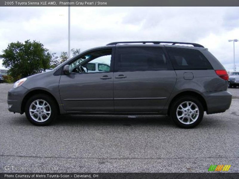 Phantom Gray Pearl / Stone 2005 Toyota Sienna XLE AWD