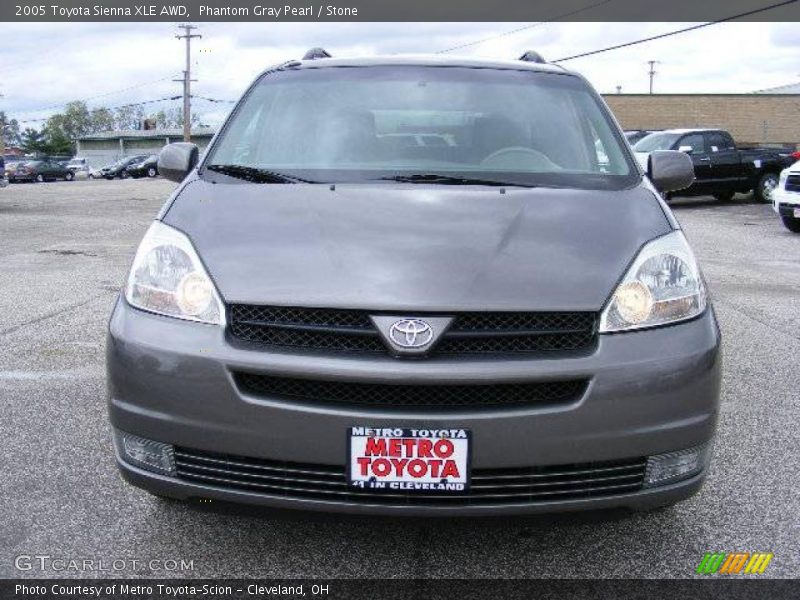 Phantom Gray Pearl / Stone 2005 Toyota Sienna XLE AWD