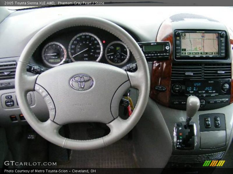 Phantom Gray Pearl / Stone 2005 Toyota Sienna XLE AWD