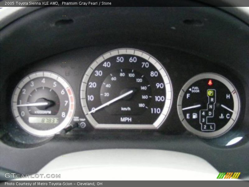 Phantom Gray Pearl / Stone 2005 Toyota Sienna XLE AWD