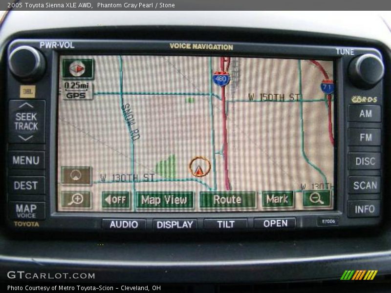 Phantom Gray Pearl / Stone 2005 Toyota Sienna XLE AWD