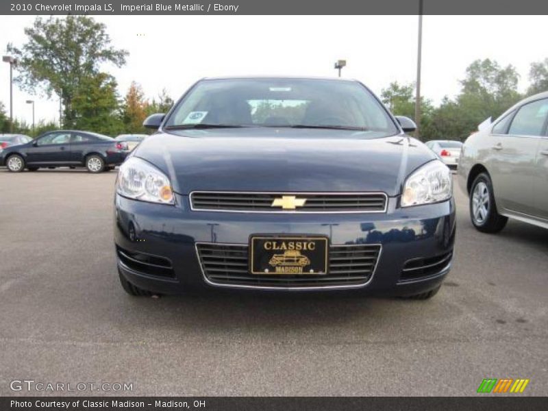 Imperial Blue Metallic / Ebony 2010 Chevrolet Impala LS