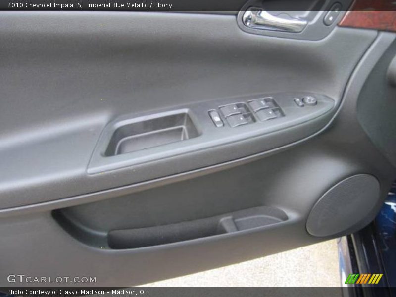 Imperial Blue Metallic / Ebony 2010 Chevrolet Impala LS