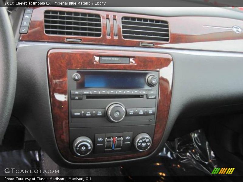 Imperial Blue Metallic / Ebony 2010 Chevrolet Impala LS