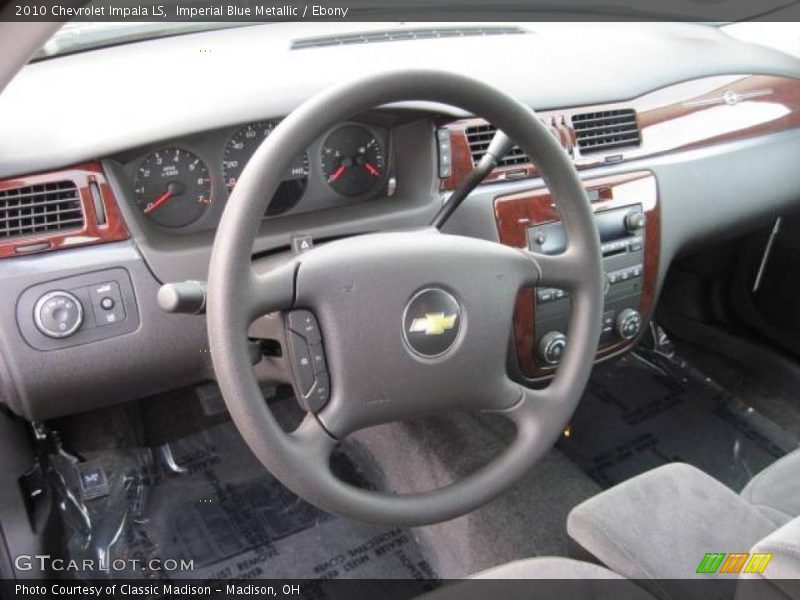 Imperial Blue Metallic / Ebony 2010 Chevrolet Impala LS