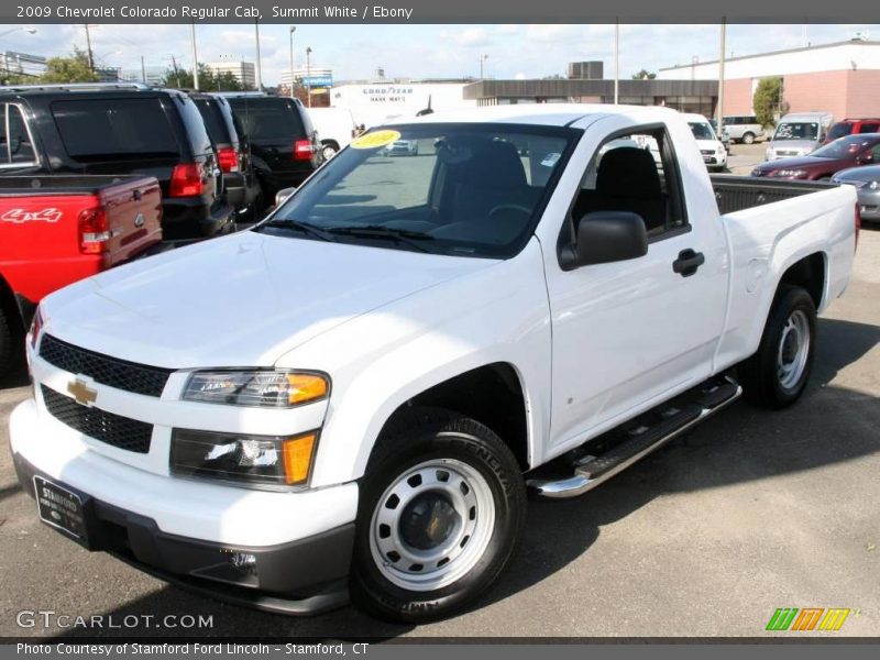 Summit White / Ebony 2009 Chevrolet Colorado Regular Cab