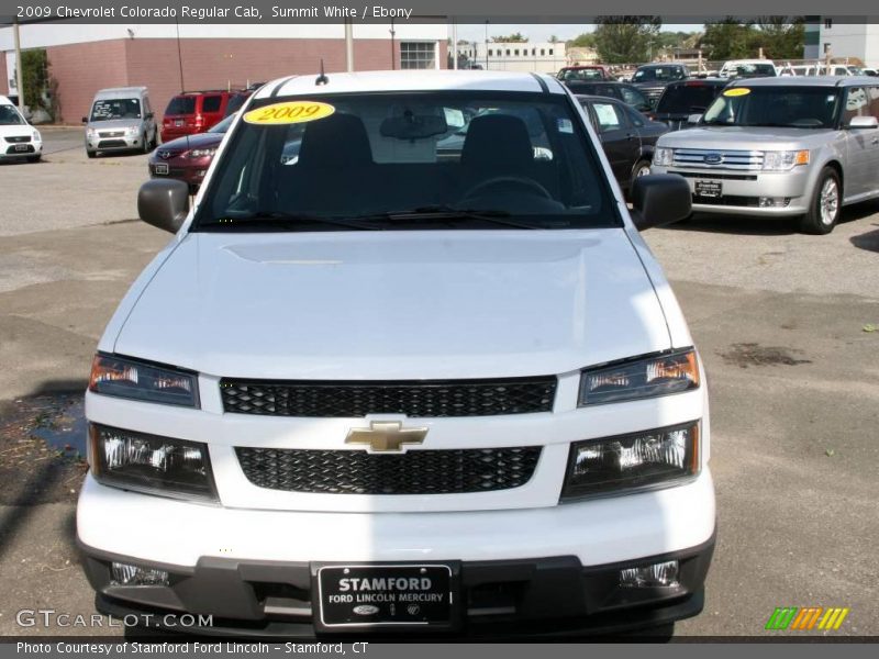 Summit White / Ebony 2009 Chevrolet Colorado Regular Cab