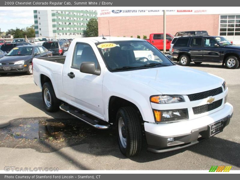Summit White / Ebony 2009 Chevrolet Colorado Regular Cab