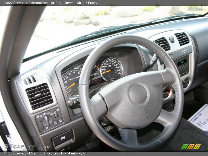 Summit White / Ebony 2009 Chevrolet Colorado Regular Cab