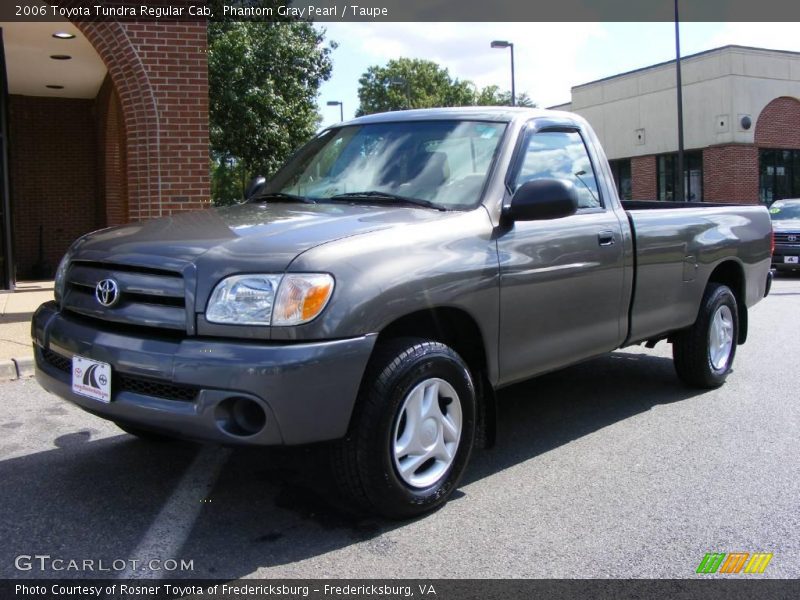 Phantom Gray Pearl / Taupe 2006 Toyota Tundra Regular Cab
