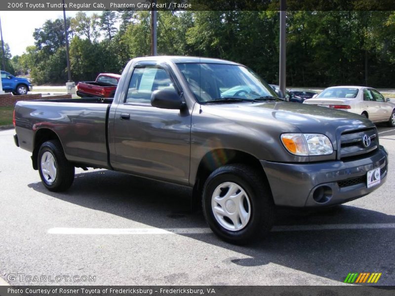 Phantom Gray Pearl / Taupe 2006 Toyota Tundra Regular Cab